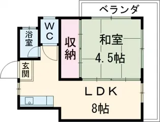 大成マンション【3階】の間取り