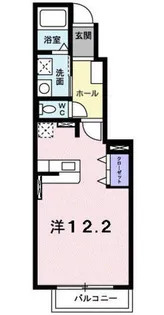 チェリー フィールド ノース【1階】の間取り