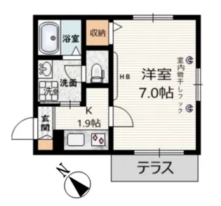 MOON house【1階】の間取り