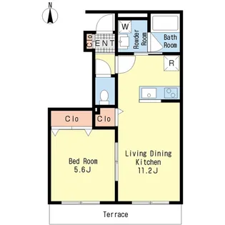 ラカノスT【1階】の間取り
