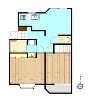 ハイハイツ国立【2階】の間取り