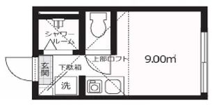 ディアマンテ中野【1階】の間取り