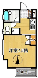 ベルナールハイツ【2階】の間取り