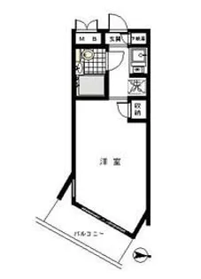 ドム登戸II【3階】の間取り