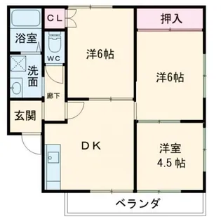 コーポGENIII【2階】の間取り