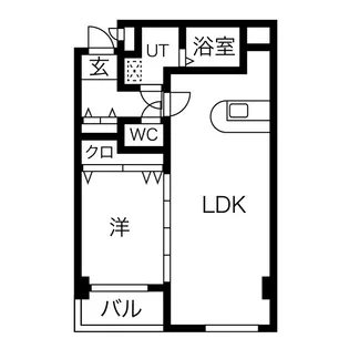 エクセレント平岸【5階】の間取り