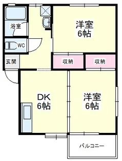サンハイツ1【1階】の間取り