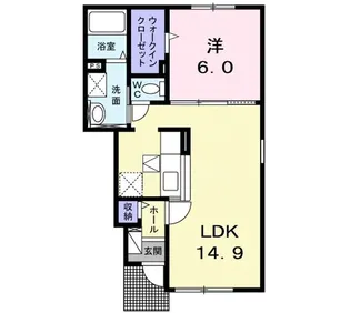 コンフォート IIB【1階】の間取り