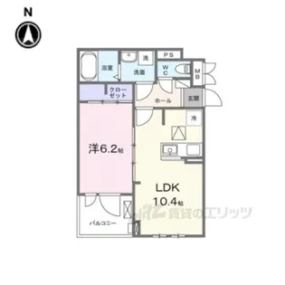 ラヴィエール1【1階】の間取り