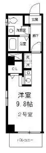 シャリオかっぱ橋【4階】の間取り