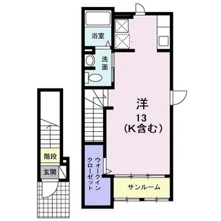 ラディア【2階】の間取り