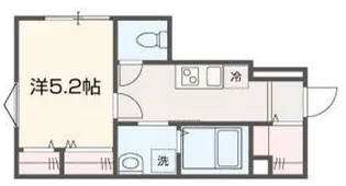 メルラス和泉多摩川【1階】の間取り