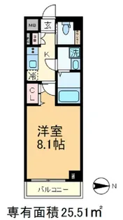 CREST TAPP 東十条【4階】の間取り