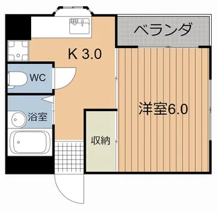 大野第一ビル【4階】の間取り