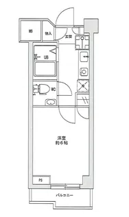 三越ゼームス坂マンション【2階】の間取り