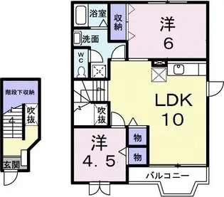 サンシャト-【2階】の間取り