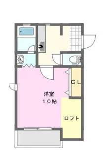 ヤングプラザM【2階】の間取り