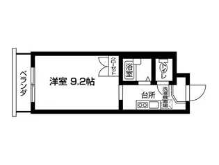 アルカサル国立【2階】の間取り