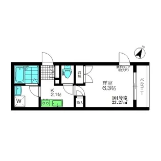 サン久が原【1階】の間取り