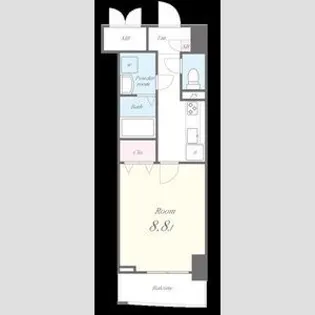 アーデルドルフ【4階】の間取り