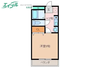イーグルプレイス【1階】の間取り