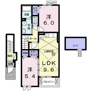 sora【2階】の間取り