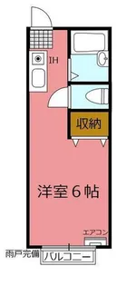 マローブルー北小金【1階】の間取り