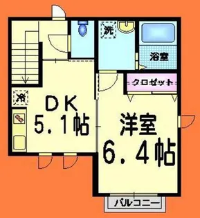 エステレル・泉【2階】の間取り
