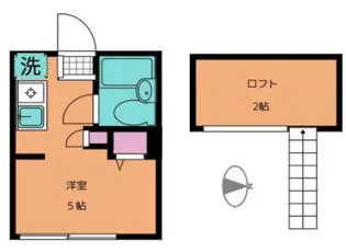 MELDIA浅草【2階】の間取り