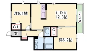 ルピナス【1階】の間取り