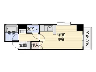 エクステンド加治屋【2階】の間取り