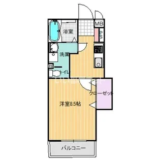 ミオスタンザ【4階】の間取り