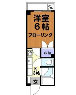 第3さつきマンション【3階】の間取り