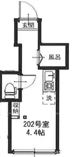 アーバンプレイス高円寺北【2階】の間取り