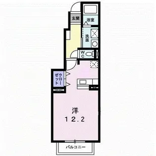 グリフォードB【1階】の間取り