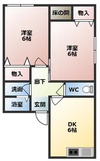 M`s天理(田町)【1階】の間取り