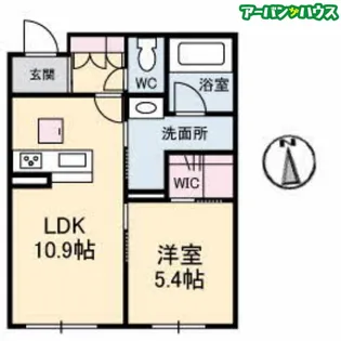フィオーレ【1階】の間取り