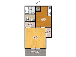 グレースハイツYASUNO【1階】の間取り