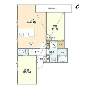 ティアリーゼ【2階】の間取り