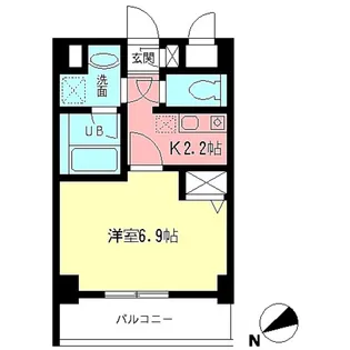 リヴェルテ【1階】の間取り