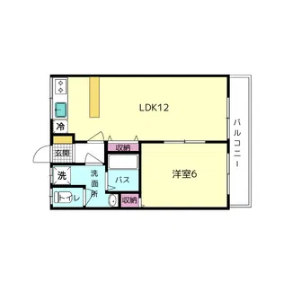 いせやハイツ【2階】の間取り