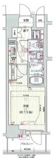 プレサンスジェネ浅草EAST【8階】の間取り
