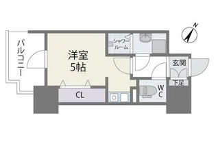 MODERN PALAZZO天神南II【4階】の間取り