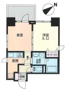 フォンテーヌ美和【7階】の間取り