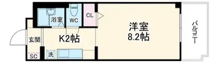 オーキッドレジデンス港北綱島アネックス【2階】の間取り