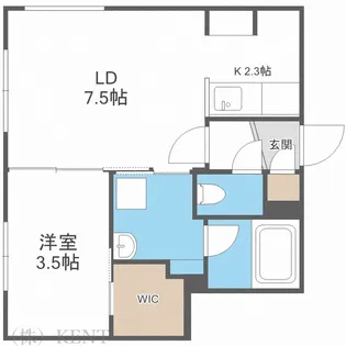 angelot Nishino 1-2【1階】の間取り