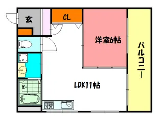 MAHOROBA.BLDG【5階】の間取り