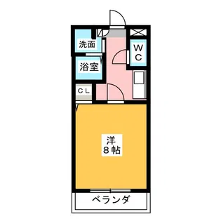 リバーサイドフラット【3階】の間取り