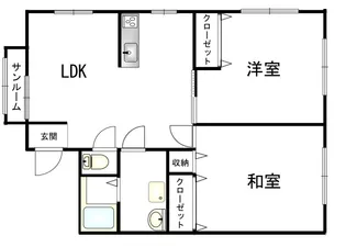 メゾン・ダイコー D-1【1階】の間取り