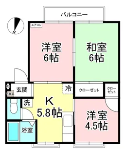 パーラメントII【1階】の間取り
